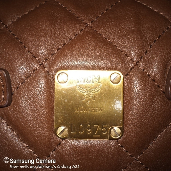 Brown Quilted  MCM Handbag - Picture 2 of 7